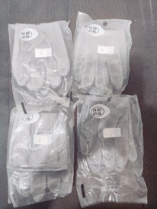 Guantes de trabajo, T9-- 4x3€