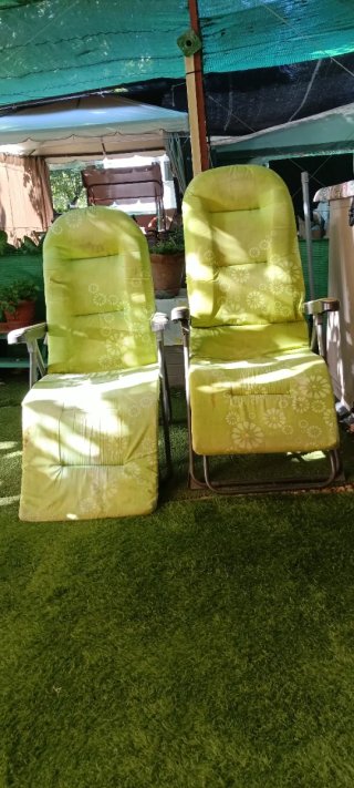 Tumbonas de jardín/camping plegables