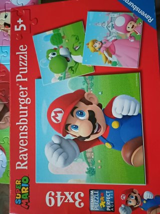 Puzzle Ravensburger Super Mario 5+ 3x49