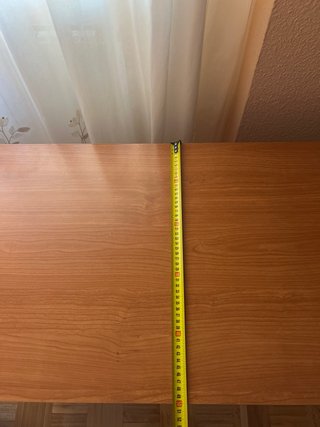 Mesa escritorio madera con bandeja