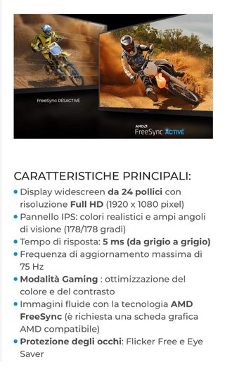 Monitor Samsung Gaming 24 pollici