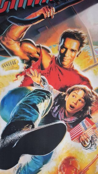 Bandera 130cm Last Action Hero  Schwarzenegger