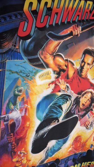 Bandera 130cm Last Action Hero  Schwarzenegger