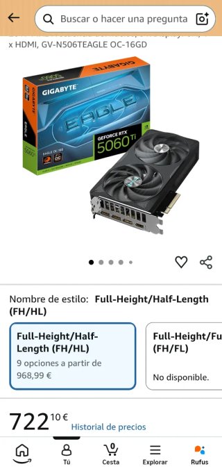 GIGABYTE GeForce RTX 5060 Ti Eagle OC 16GB