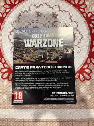 Call of Duty Modern Warfare 3 PS5 Como Nuevo