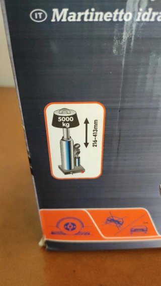 Gato hidráulico 5T - Usado 1 vez