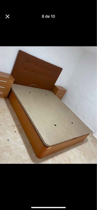 Cabezal de cama polipiel Chocolate