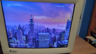 Monitor CRT Sun Mycrosistems 20 Beige/Gris