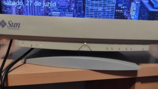 Monitor CRT Sun Mycrosistems 20 Beige/Gris