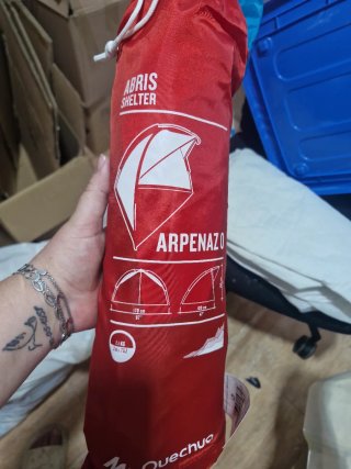 Carpa Quechua Arpenaz Bebé Roja