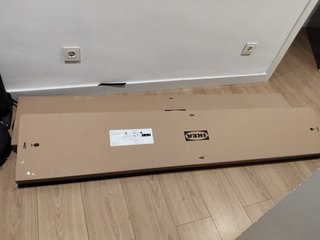 Mueble TV Boastad Ikea Negro/Madera