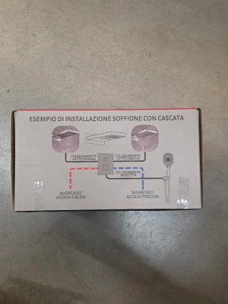 Grifo ducha empotrado Tecom Square 3 vías cromo