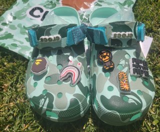 Crocs Bape Camo Jibbitz