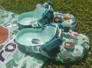 Crocs Bape Camo Jibbitz