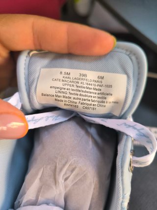 Zapatillas Karl Lagerfeld Mujer Azul/Plata
