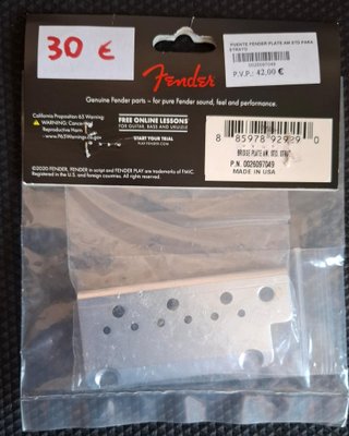 Placa Puente Fender y Silletas Guitarra Graph Tech