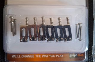 Placa Puente Fender y Silletas Guitarra Graph Tech