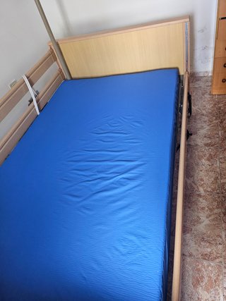 Cama ortopédica 105x190 con colchon antiescaras