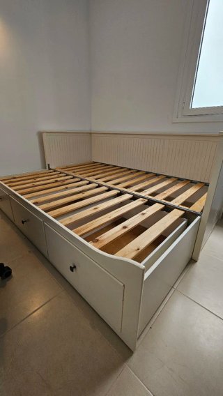 Estructura Diván Hemnes Ikea 3 cajones