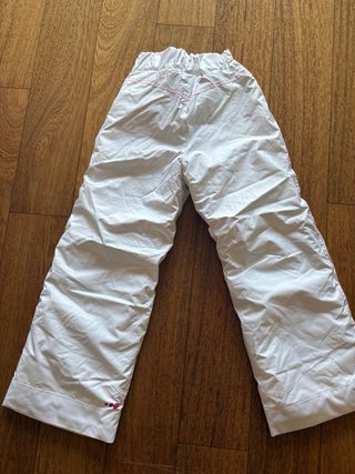Pantalón de esquí Decathlon blanco niña