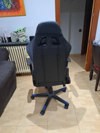 Silla Gaming Racer X Negra y Azul
