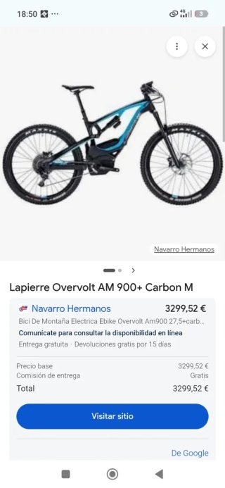 Bicicleta Eléctrica Lapierre