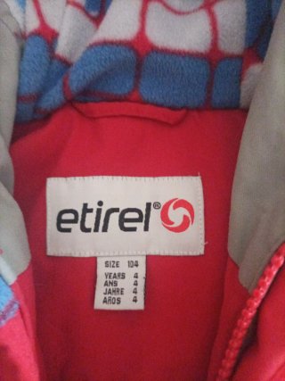 Traje de esquí infantil Etirel 4 años