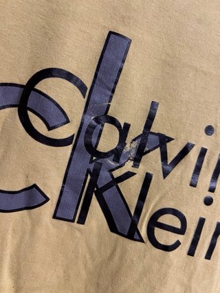Camiseta Calvin Klein Jeans Amarilla Talla S