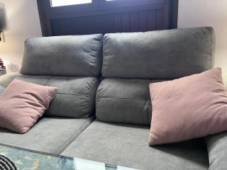 Sofá 3 plazas y 2 sillones relax