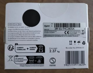 Piastra per capelli Dyson Airstrait Rosa e Viola