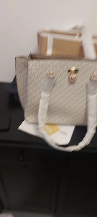 Borsa Michael Kors Beige Logo