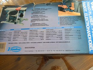 Cepillo Eléctrico Virutex CE 35 E