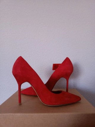 Zapatos de tacón CH rojos sin estrenar
