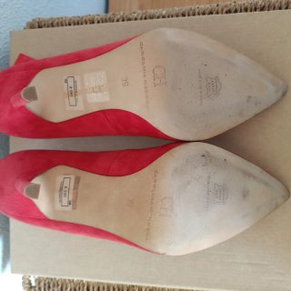 Zapatos de tacón CH rojos sin estrenar