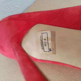 Zapatos de tacón CH rojos sin estrenar