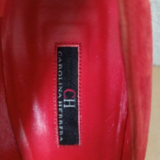 Zapatos de tacón CH rojos sin estrenar