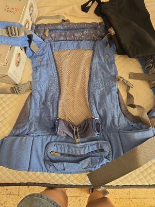 Mochila Portabebés Love & Carry Air X Azul