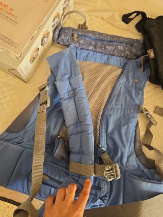 Mochila Portabebés Love & Carry Air X Azul