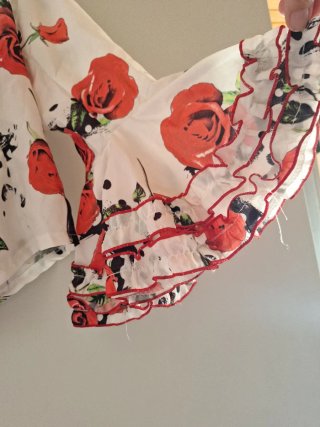Camisa flamenca con volantes