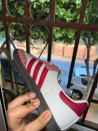 Zapatillas Adidas Samba Rosa y Blanco