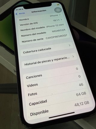 iPhone 12 mini Negro