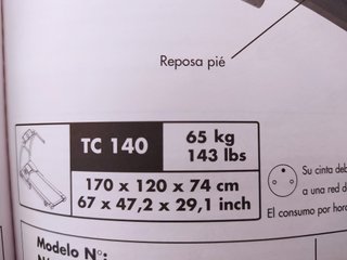CINTA DE CORRER DOMYOS TC 140