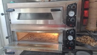 Forno professionale per pizza a 2 livelli