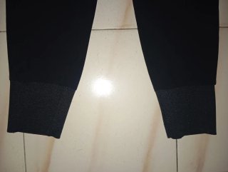 Pantalones largos negros mujer