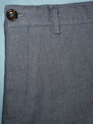 Pantalón Chino Zara Azul Marino Talla 42
