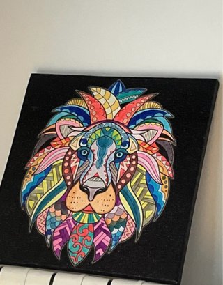 Cuadro León Decorativo