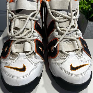 Zapatillas Nike Air More Uptempo Naranja Blanco