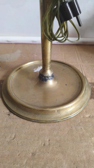 Lampadario Fiorentino in Ottone Elettrificato