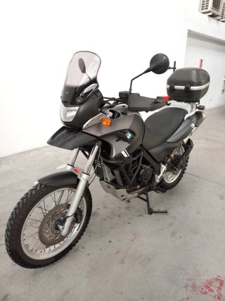 BMW G650GS Adventure Moto Negra/Gris