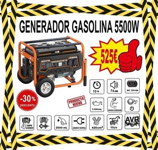GENERADORES GASOLINA 1000W a 6500W